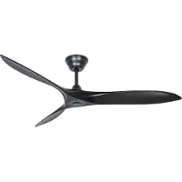 CasaFan ECO AIRSCREW 152 MS-MS Plafondventilator 28 W (Ø x h) 1520 mm x 275 mm Zwart (mat) Met afstandsbediening, Met wintermodus