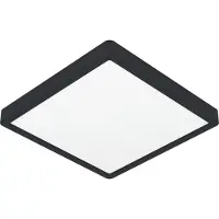 Eglo Led plafonnière Fueva 6 vierkant - zwart - 29x29cm