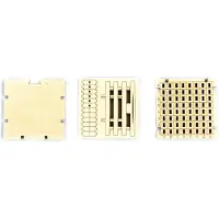 Mobimods Houten 3D Puzzel - Dammen Spel, Creatief en Decoratief