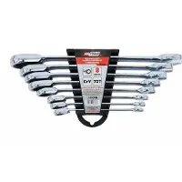 AWTOOLS Spanner, CLUCZE PŁASKO-OCZKOWE Z GRZECHOTKĄ KOMPLET 8 szt. 8-22mm (22 mm, 8 mm, 10 mm, 14 mm, 21 mm, 18 mm, 11 mm, 12 mm, 20 mm, 19 mm, 17 mm, 15 mm, 13 mm, 9 mm, 16 mm)