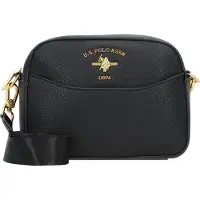 U.S. POLO ASSN. Schoudertas 'Stanford' goud / zwart