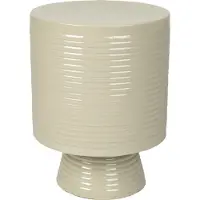 White Label Bijzettafel Sven Side Ivory - Maat L