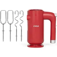 Livoo Elektrische mixer - LIVOO - DOP243R - 250 w - 5 snelheden - Rood