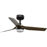 Faro Mini Punt S (Ø90cm) Plafondventilator Black | Walnut | LED