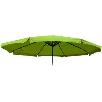 Mendler Vervangende hoes voor parasol Meran Pro, marktparasol voor catering met doek Ø 5m, polyester ~ lichtgroen