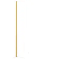 Maxaro Diamond Inloopdouche | 40 cm Goud Helder glas Vaste wand | Inloopdouche | Glazen Wand Inloopdouche | Inloopdouche Zonder Deur