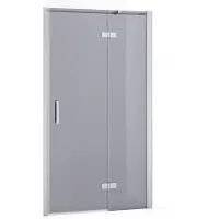 Maxaro Diamond Douchedeur 100cm Chroom Rookglas Draaideur 8mm Veiligheidsglas | Douchedeur | Draaideur Douche | Glazen Douchedeur