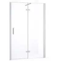 Maxaro Diamond Douchedeur | 110 cm Chroom Helder glas Draaideur | Douchedeur glas | Glazen Douchedeur | Nisdeur Douche