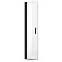 Maxaro Diamond Douchedeur 40 cm Mat Zwart Helder Glas Draaideur | Douchedeur | Douchedeur Draaibaar | Douchedeur Inklapbaar