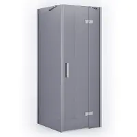 Maxaro Diamond Douchecabine | 80x80 cm Chroom Rookglas Draaideur Vierkant