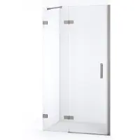 Maxaro Diamond Douchedeur 100cm Rvs Helder Glas Draaideur | Douchedeur | Douchedeur Draaibaar | Douchedeur op maat