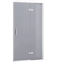 Maxaro Diamond Douchedeur 100cm Chroom Rookglas Draaideur 200cm 8mm Veiligheidsglas 101-104cm | Douchedeur | Draaideur Douche | Glazen Douchedeur