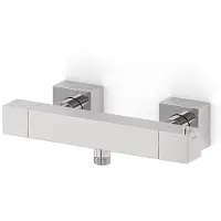 Maxaro Cubic Chroom Douchekraan: Moderne Thermostaatkraan | Thermostaatkraan Douche | Douche met Thermostaatkraan | Douchekraan