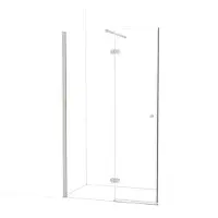 Maxaro Amber Douchedeur 120cm Rvs Helder Glas Draaideur | Douchedeur glas | Glazen Douchedeur | Nisdeur Douche