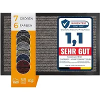 Karat Dura Deurmat - Robuust & Duurzaam - In vele Maten en Kleuren - Antislip Schoonloopmat - Voor Binnen en Buiten - Beige - 40 x 60 cm