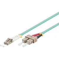 Wp Europe WPC-FP3-5LCSC-100 Glasvezel kabel 10 m OM3 LC SC Blauw
