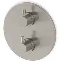Maxaro Inbouw Douchekraan Radius Steel, Thermostatisch Rvs | Thermostaatkraan Douche | Douche met Thermostaatkraan | Douchekraan