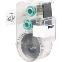 Panduit T100X000VXC-BK, 7,6 m, Zwart, Geel, 25,4 mm, 1 stuk(s)