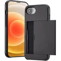 IMoshion Backcover met pasjeshouder voor de Apple iPhone 17e / 16e - Zwart