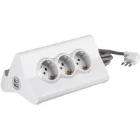 Bticino S3713DBU power uitbreiding 2 m 3 AC-uitgang(en) Binnen Wit