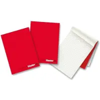 Pigna Master schrijfblok & schrift A4 99 vel Rood