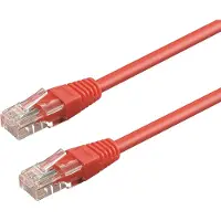 Wp Europe WP WPC-PAT-6U030R, 3 meter, Cat6, U/UTP (UTP), RJ-45, RJ-45, Rood