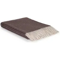 Most - Plaid Tibet - 50% Kasjmier wol, 50% Merino wol, - 140 x 200 cm - bruin
