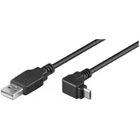 Nilox USB A - Micro-USB B, 1.8m USB-kabel USB 2.0 1,8 m Zwart