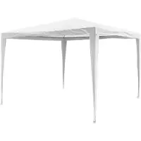 Plonos Tuinhuis, wit, 3x3 meter, model 4936