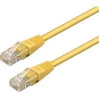 Wp Europe WP WPC-PAT-6U005Y, 0,5 meter, Cat6, U/UTP (UTP), RJ-45, RJ-45, geel