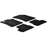 GledRing Rubbermatten Citroen C3 2010- (T profiel 4-delig + montageclips) voor o.a. CITROEN