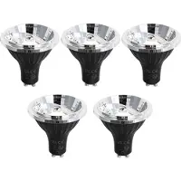 LUEDD Set van 5 GU10 dimbare LED lampen 70mm 6.5W 600lm 2700K