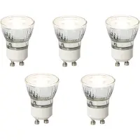 LUEDD Set van 5 GU10 dimbare LED lichtbronnen 35mm 3W 220LM 3000K
