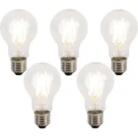 LUEDD Set van 5 E27 3-staps dimbare LED lampen A60 5W 700 lm 2700K