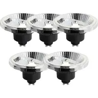 LUEDD Set van 5 GU10 dimbare LED lamp 111mm 10,5W 770 lm 4000K