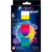 Staedtler 8043 C6-1 Set, modelleerpasta Fimo professional, MP TC
