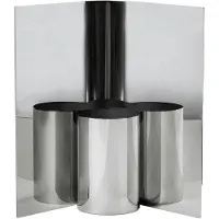 Ferm Living Eddy Vaas - Vazen Roestvrijstaal Chrome - 1104271124