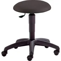 Mayer Sitzmöbel 1282 Draaikruk Stof Zwart 600 x 550 x 500 mm