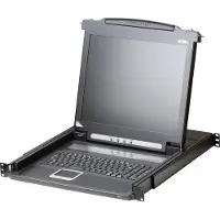 Aten CL1000M KVM-console, 43 cm LCD-scherm, VGA, PS/2, toetsenbordindeling: Europees