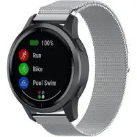 Polar Vantage M / Grit X milanese band - zilver