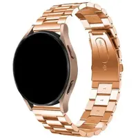 Samsung Galaxy Watch Ultra kralen stalen schakel band - rose goud