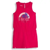 4PRESIDENT playsuit fuchsia Roze Meisjes Stretchkatoen Ronde hals Printopdruk - maat 128