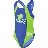 Beco badpak Sealife SPF 50+ polyamide blauw/groen