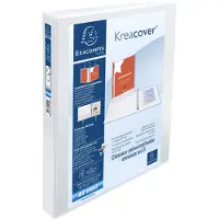 Exacompta Ringband A4 met 3 vensters D-30 mm 2 rings wit Exacompta