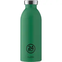 24Bottles Drinkfles '500 ml' donkergroen / zwart