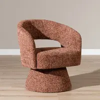 Bronx Fauteuil Josh draaibaar chenille koper