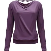 Yogistar Yoga-longsleeve vloeiende shakti "ala" - vlierbes L Loungewear shirt