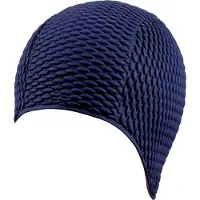 Beco badmuts dames bubbeltjes navy one size