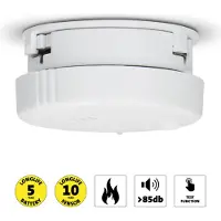 Alecto Rookmelder Sd510 - 5 Jaar Batterij - Wit