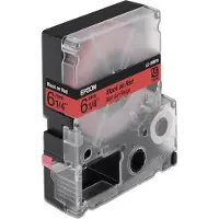 Epson Pastel Tape - LC2RBP9 Pastel Blk/Red 6/9 (C53S623400)